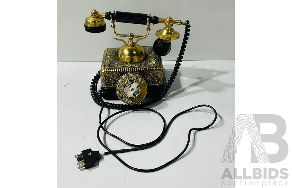 Vintage Corded Rotary Phone