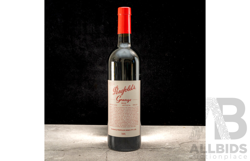 Penfolds Grange Bin 95 Vintage 2008