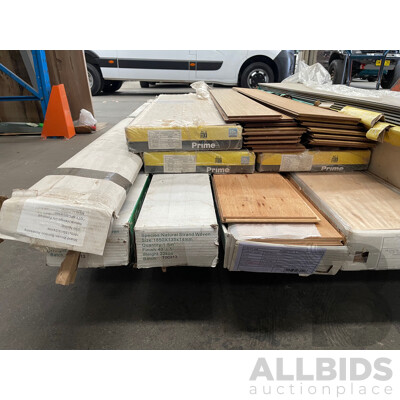 Pallet of Assorted Laminate Flooring