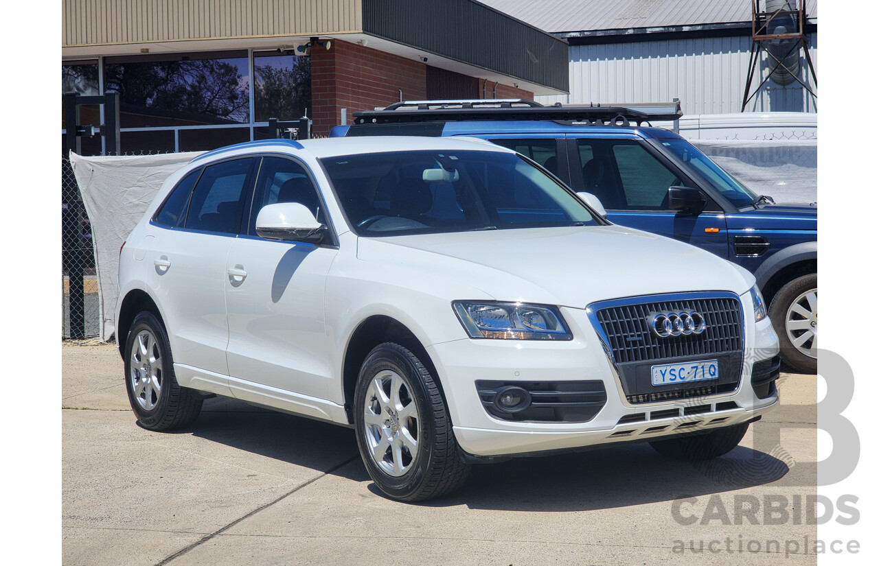 7/2012 Audi Q5 2.0 TFSI Quattro 8R MY12 4d Wagon White 2.0L