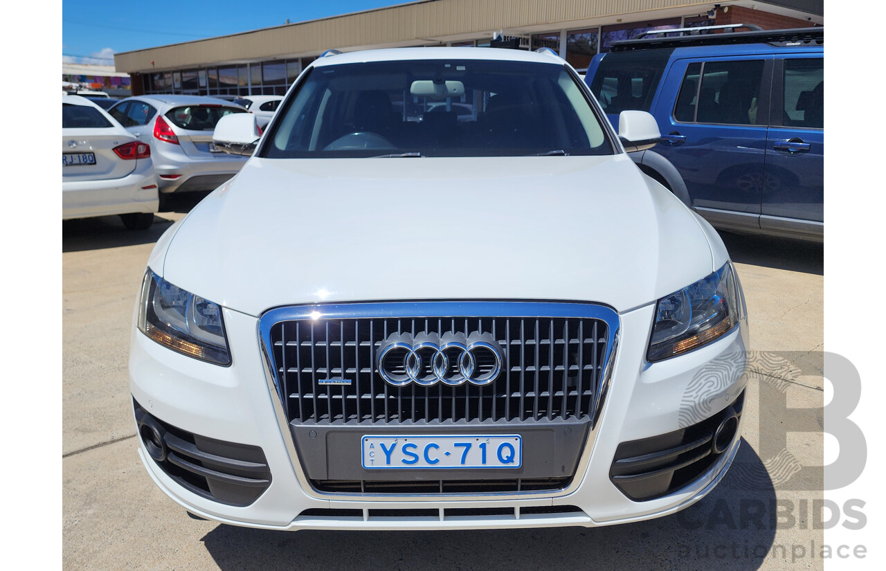 7/2012 Audi Q5 2.0 TFSI Quattro 8R MY12 4d Wagon White 2.0L