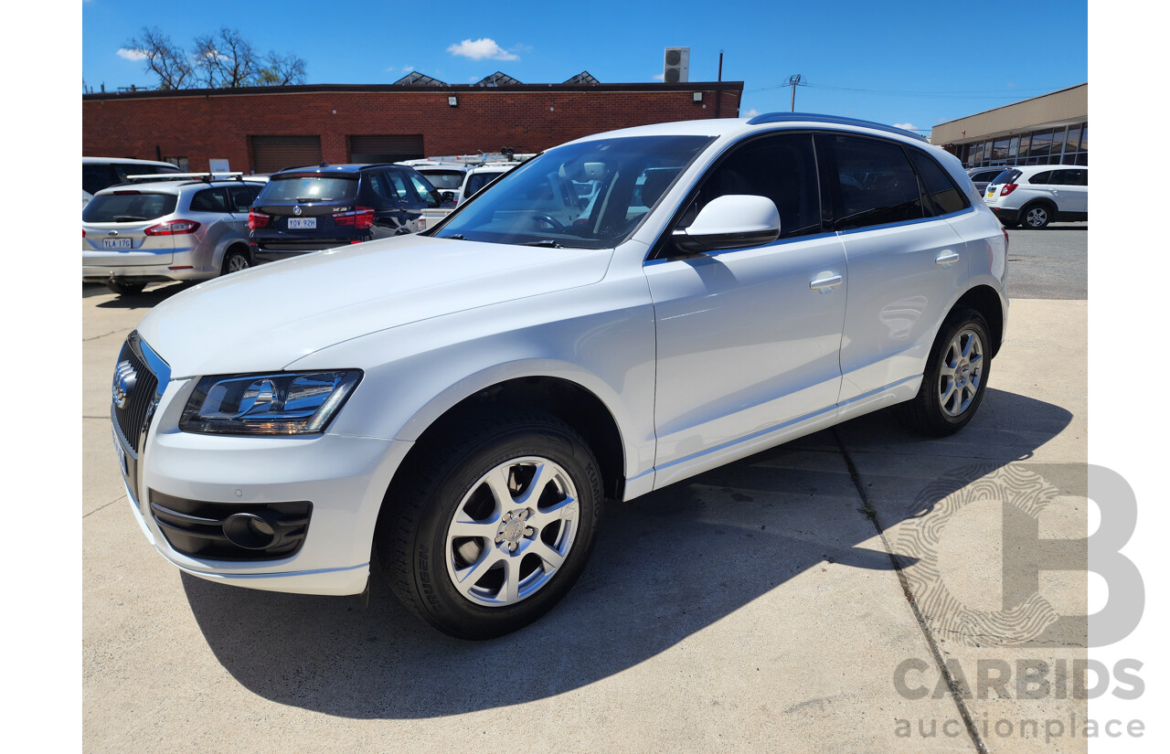 7/2012 Audi Q5 2.0 TFSI Quattro 8R MY12 4d Wagon White 2.0L