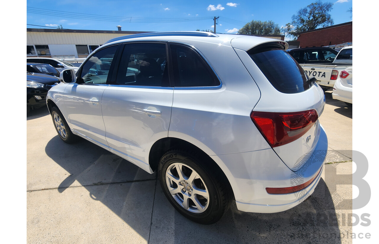 7/2012 Audi Q5 2.0 TFSI Quattro 8R MY12 4d Wagon White 2.0L