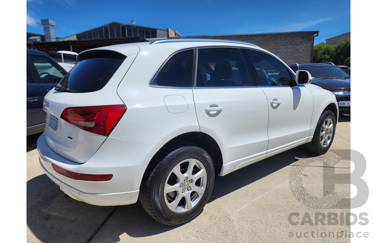 7/2012 Audi Q5 2.0 TFSI Quattro 8R MY12 4d Wagon White 2.0L