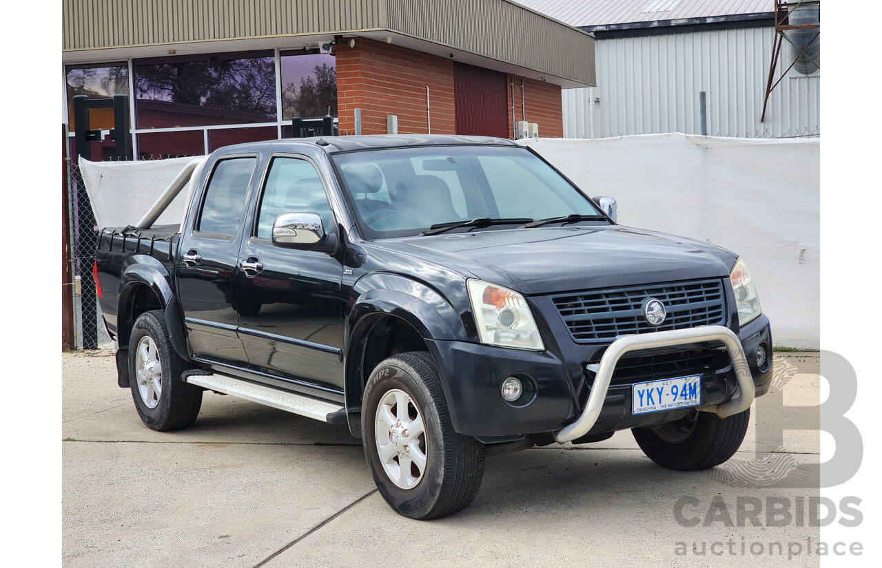 3/2007 Holden Rodeo LT RA MY06 UPGRADE Crew Cab P/Up Black 3.6L