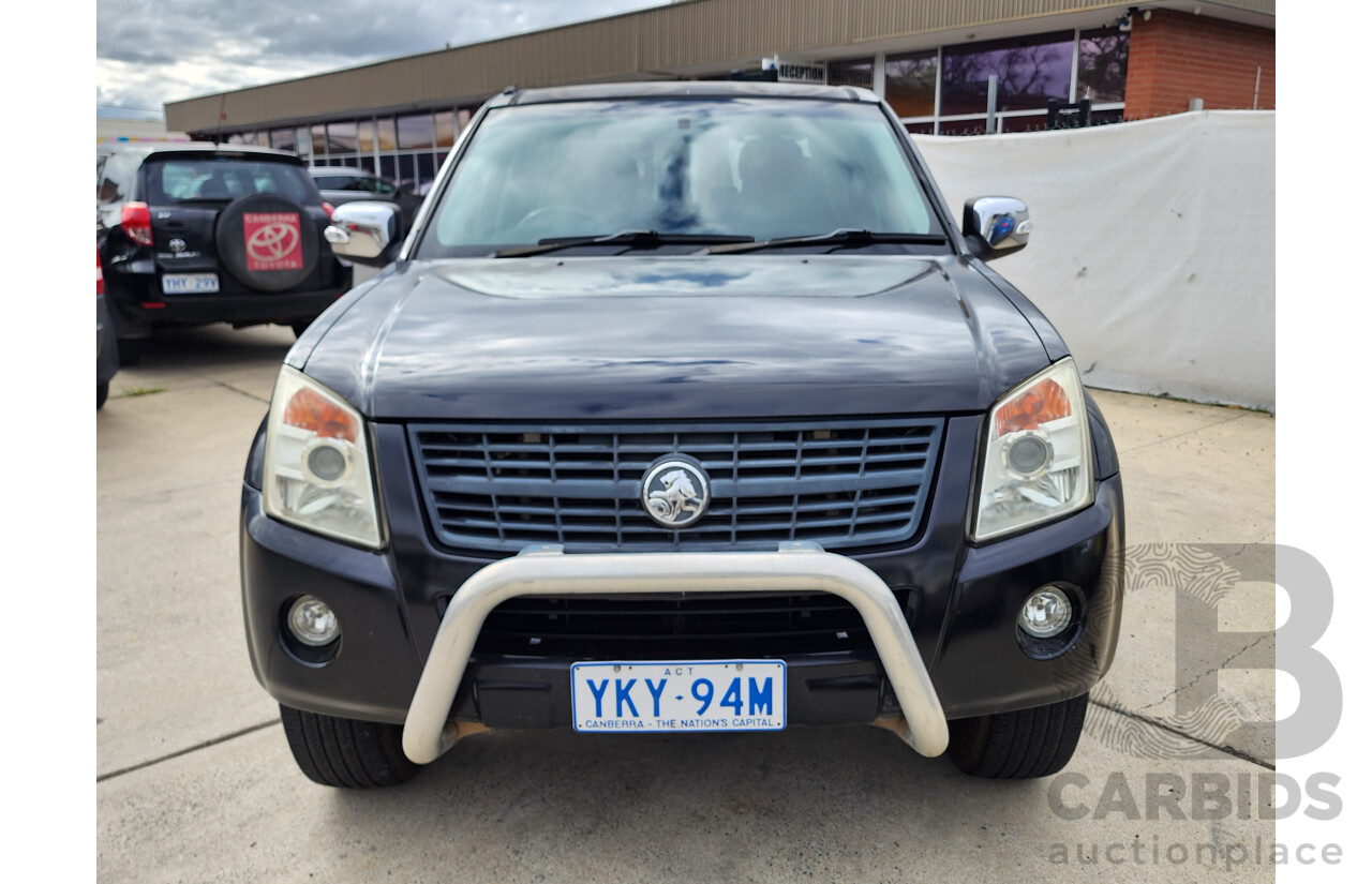 3/2007 Holden Rodeo LT RA MY06 UPGRADE Crew Cab P/Up Black 3.6L