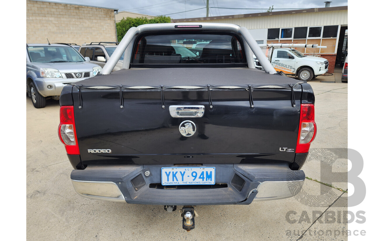 3/2007 Holden Rodeo LT RA MY06 UPGRADE Crew Cab P/Up Black 3.6L