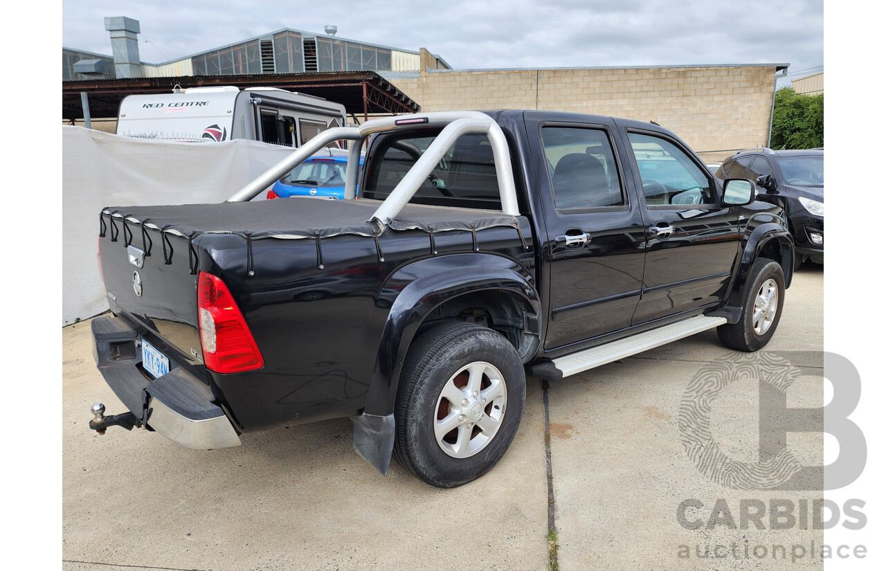 3/2007 Holden Rodeo LT RA MY06 UPGRADE Crew Cab P/Up Black 3.6L