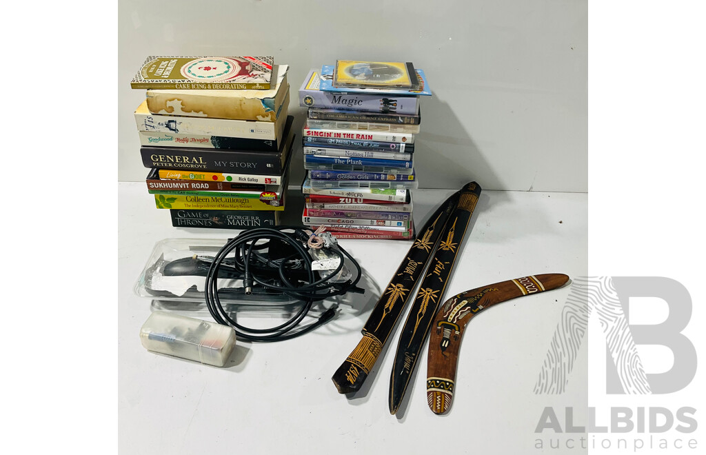 Collection Items Including Cds, DVDs, Souvinir Ware and More