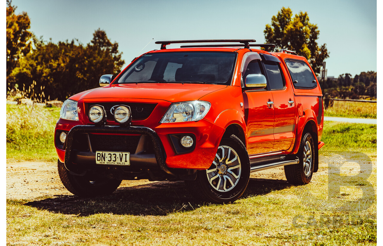 7/2008 Toyota TRD Hilux 4000SL Build No.350 (4x4) GGN25R 4d Dual Cab P/Up Super Red Supercharged V6 4.0L