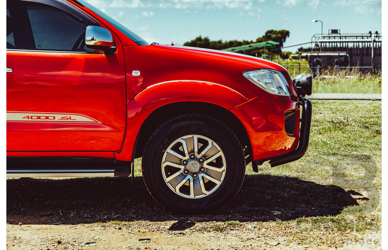 7/2008 Toyota TRD Hilux 4000SL Build No.350 (4x4) GGN25R 4d Dual Cab P/Up Super Red Supercharged V6 4.0L