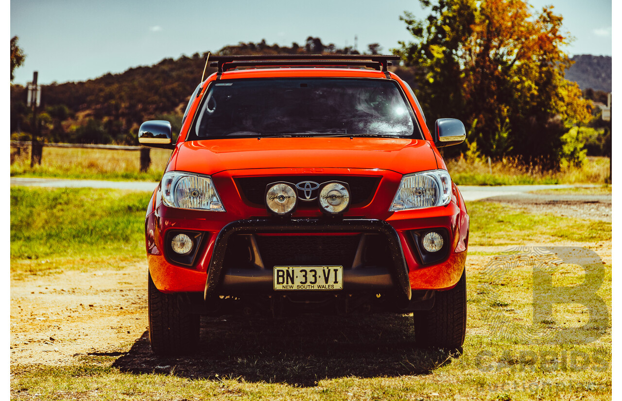 7/2008 Toyota TRD Hilux 4000SL Build No.350 (4x4) GGN25R 4d Dual Cab P/Up Super Red Supercharged V6 4.0L