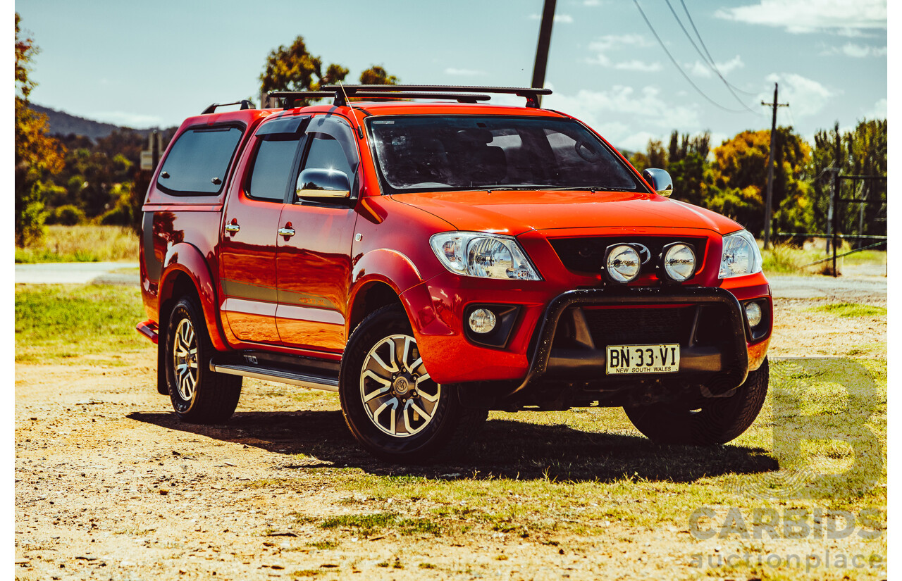 7/2008 Toyota TRD Hilux 4000SL Build No.350 (4x4) GGN25R 4d Dual Cab P/Up Super Red Supercharged V6 4.0L