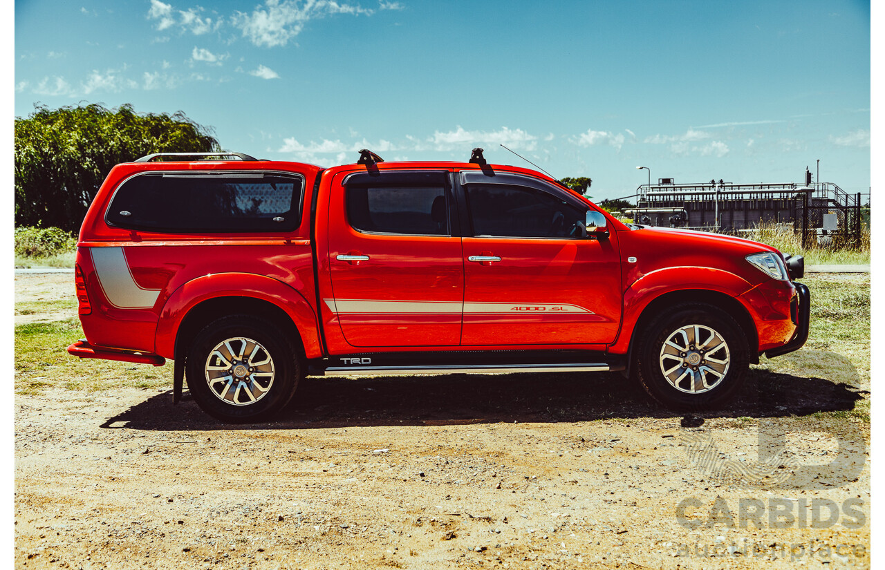 7/2008 Toyota TRD Hilux 4000SL Build No.350 (4x4) GGN25R 4d Dual Cab P/Up Super Red Supercharged V6 4.0L