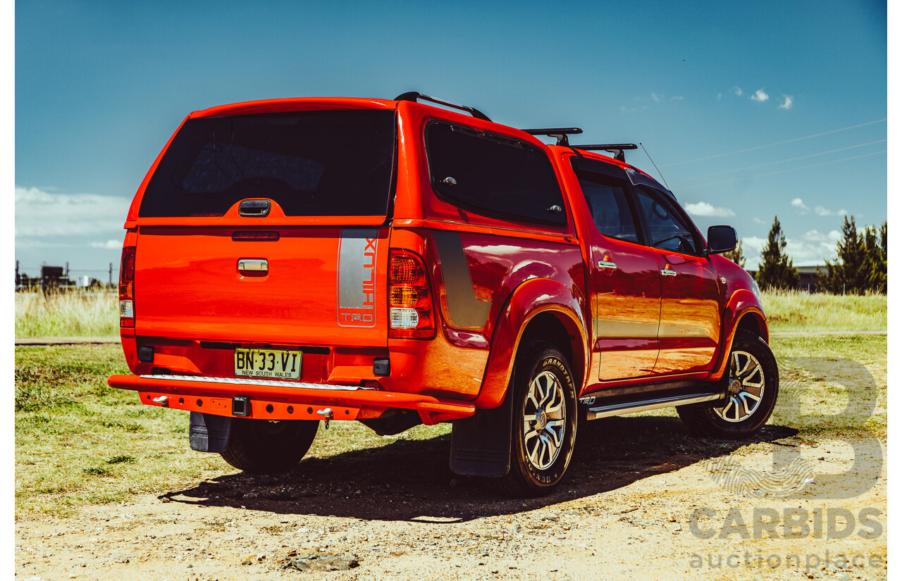 7/2008 Toyota TRD Hilux 4000SL Build No.350 (4x4) GGN25R 4d Dual Cab P/Up Super Red Supercharged V6 4.0L