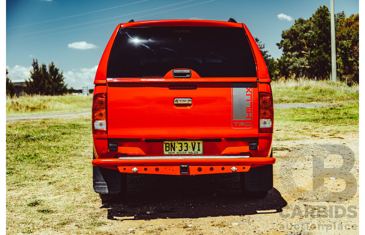 7/2008 Toyota TRD Hilux 4000SL Build No.350 (4x4) GGN25R 4d Dual Cab P/Up Super Red Supercharged V6 4.0L