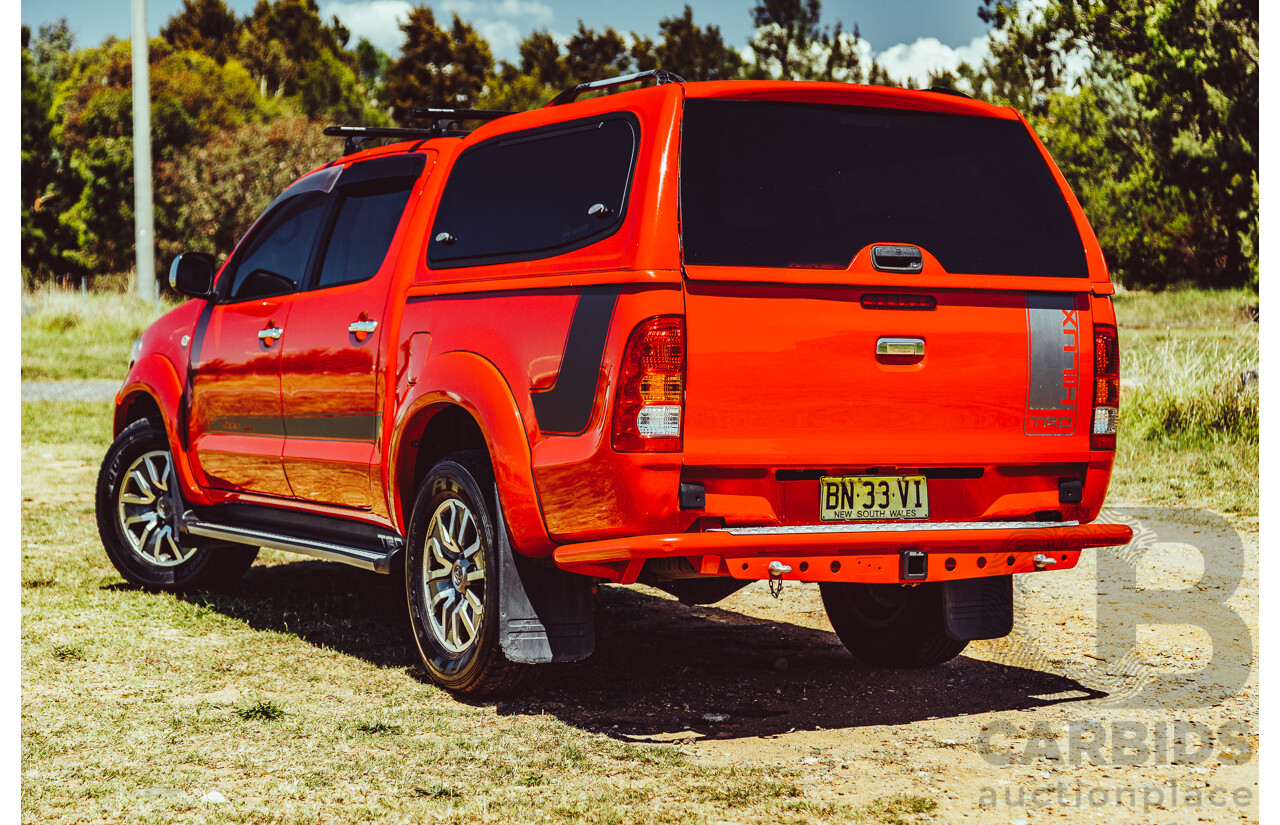 7/2008 Toyota TRD Hilux 4000SL Build No.350 (4x4) GGN25R 4d Dual Cab P/Up Super Red Supercharged V6 4.0L