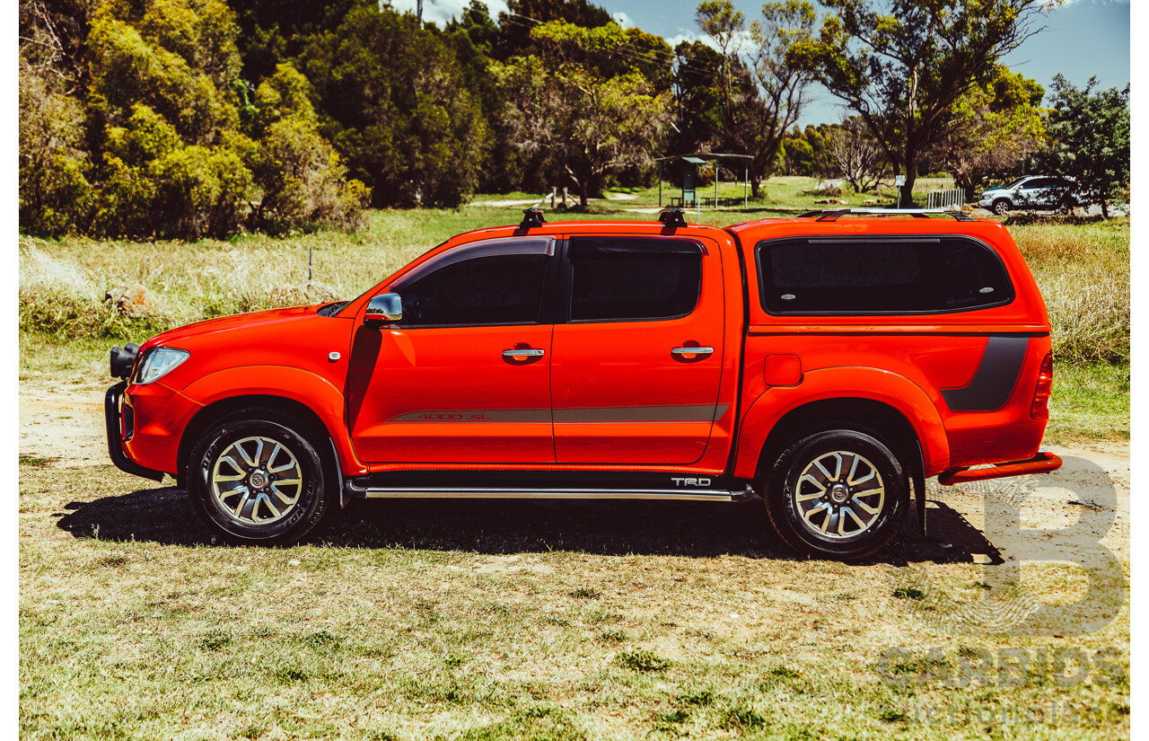 7/2008 Toyota TRD Hilux 4000SL Build No.350 (4x4) GGN25R 4d Dual Cab P/Up Super Red Supercharged V6 4.0L