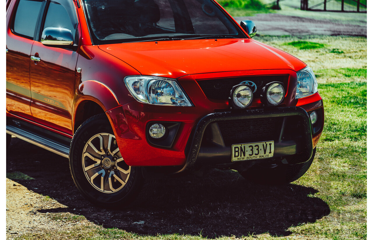 7/2008 Toyota TRD Hilux 4000SL Build No.350 (4x4) GGN25R 4d Dual Cab P/Up Super Red Supercharged V6 4.0L