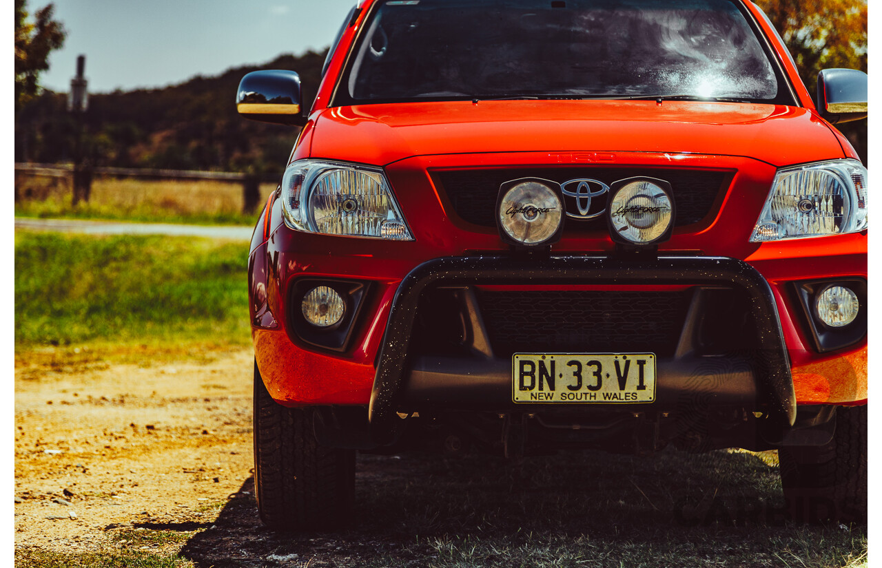 7/2008 Toyota TRD Hilux 4000SL Build No.350 (4x4) GGN25R 4d Dual Cab P/Up Super Red Supercharged V6 4.0L