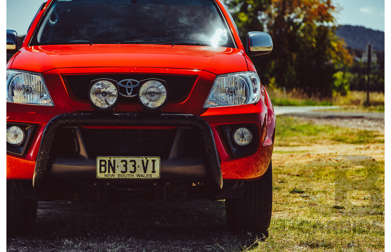 7/2008 Toyota TRD Hilux 4000SL Build No.350 (4x4) GGN25R 4d Dual Cab P/Up Super Red Supercharged V6 4.0L