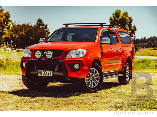 7/2008 Toyota TRD Hilux 4000SL Build No.350 (4x4) GGN25R 4d Dual Cab P/Up Super Red Supercharged V6 4.0L