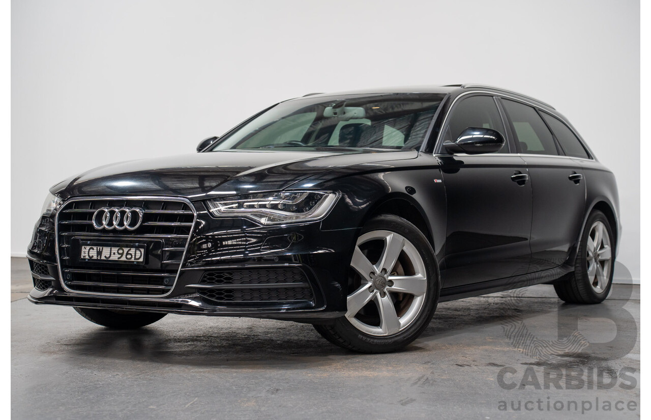 11/2014 Audi A6 2.0 TFSI Avant 4GL MY14 4d Wagon Brilliant Black Turbo 2.0L