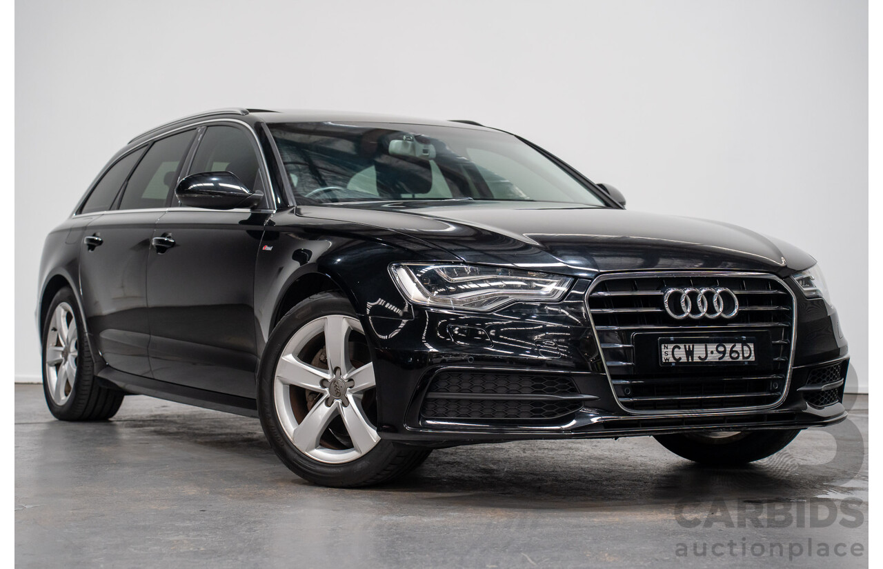 11/2014 Audi A6 2.0 TFSI Avant 4GL MY14 4d Wagon Brilliant Black Turbo 2.0L