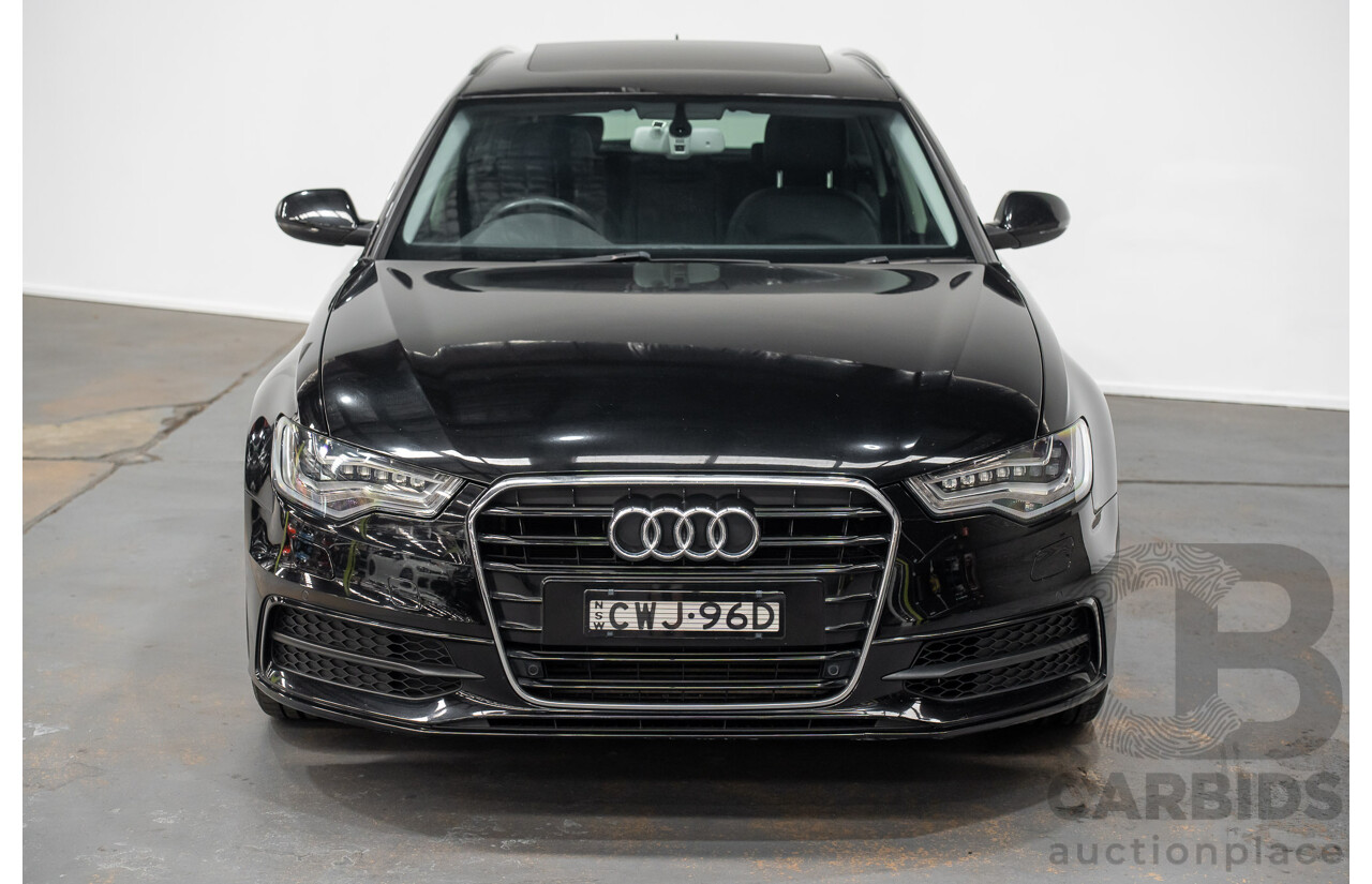 11/2014 Audi A6 2.0 TFSI Avant 4GL MY14 4d Wagon Brilliant Black Turbo 2.0L