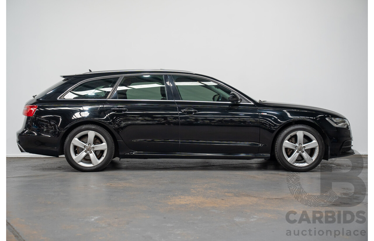 11/2014 Audi A6 2.0 TFSI Avant 4GL MY14 4d Wagon Brilliant Black Turbo 2.0L