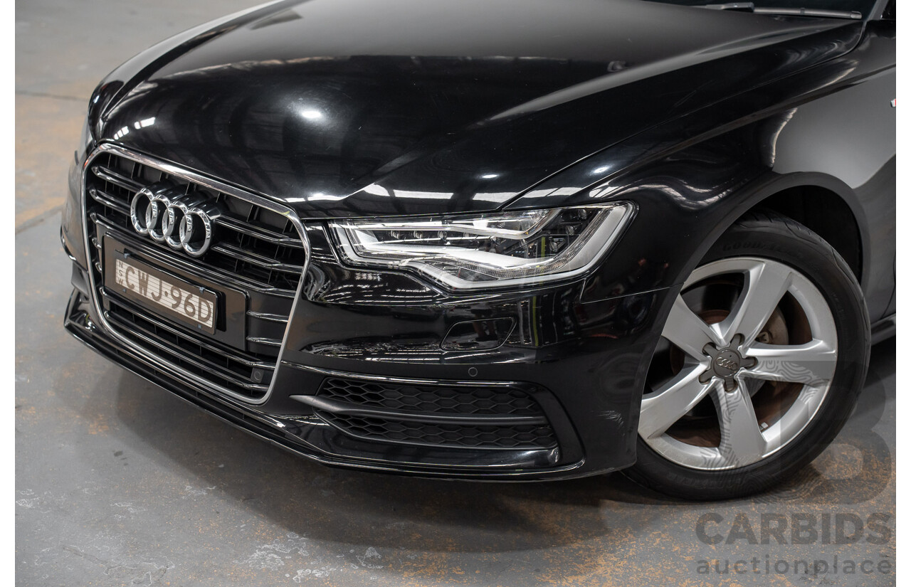 11/2014 Audi A6 2.0 TFSI Avant 4GL MY14 4d Wagon Brilliant Black Turbo 2.0L