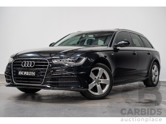 11/2014 Audi A6 2.0 TFSI Avant 4GL MY14 4d Wagon Brilliant Black Turbo 2.0L