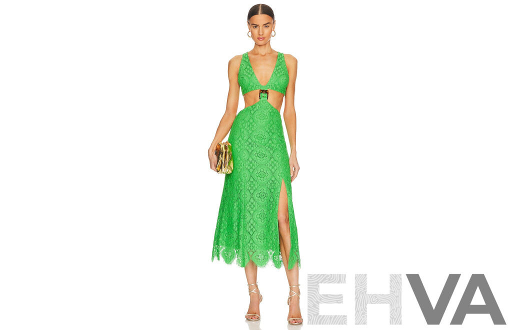 ALICE McCALL Yvonne Lace Midi Dress Size 4