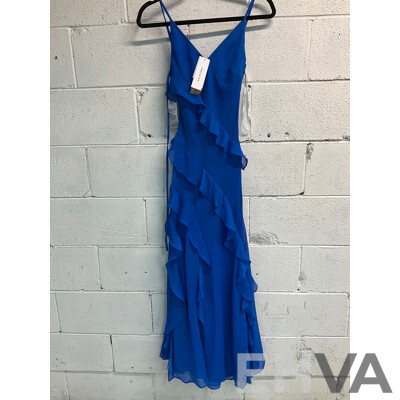 FOREVER NEW Size 6 Poppy Ruffle Gown Dress