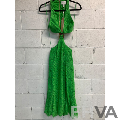 ALICE McCALL Yvonne Lace Midi Dress Size 4