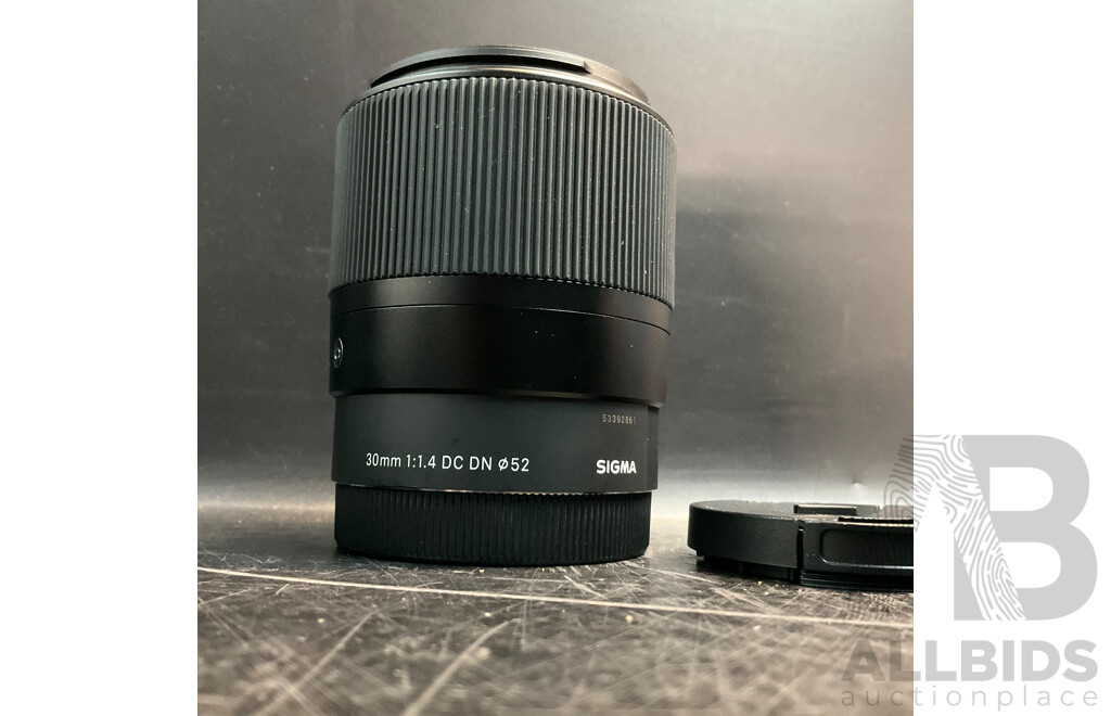 SIGMA 30mm F1.4 & 16mm F1.4 Lens for E- Mount