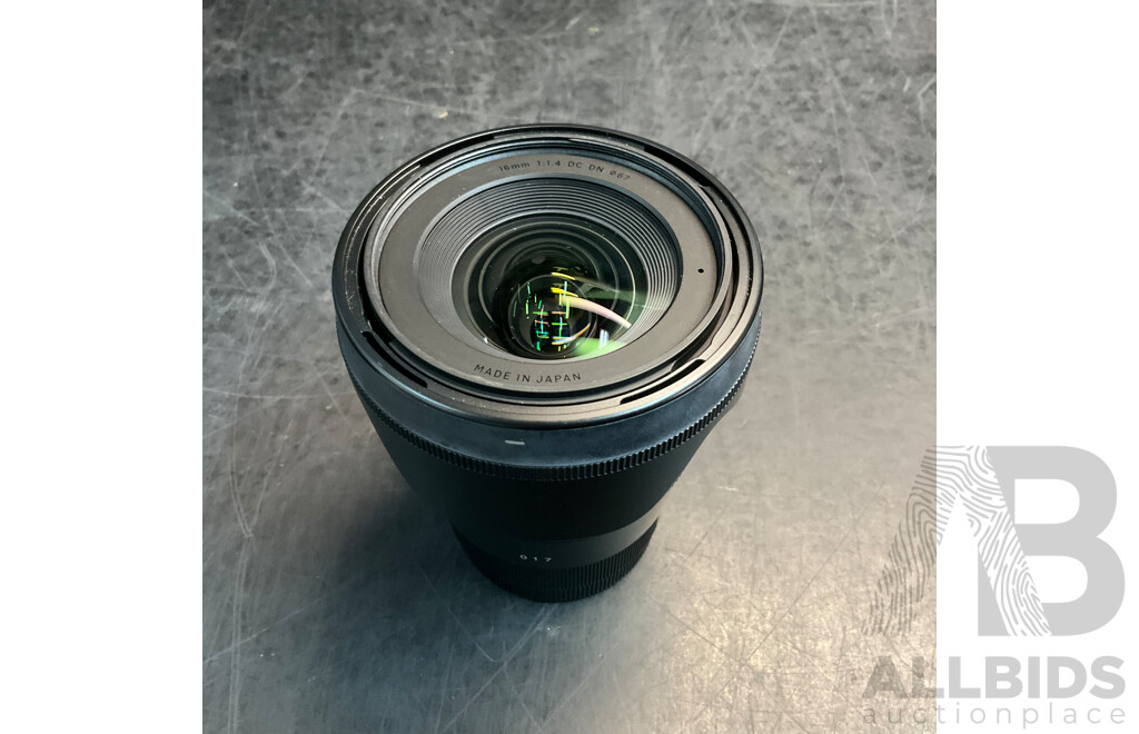 SIGMA 30mm F1.4 & 16mm F1.4 Lens for E- Mount