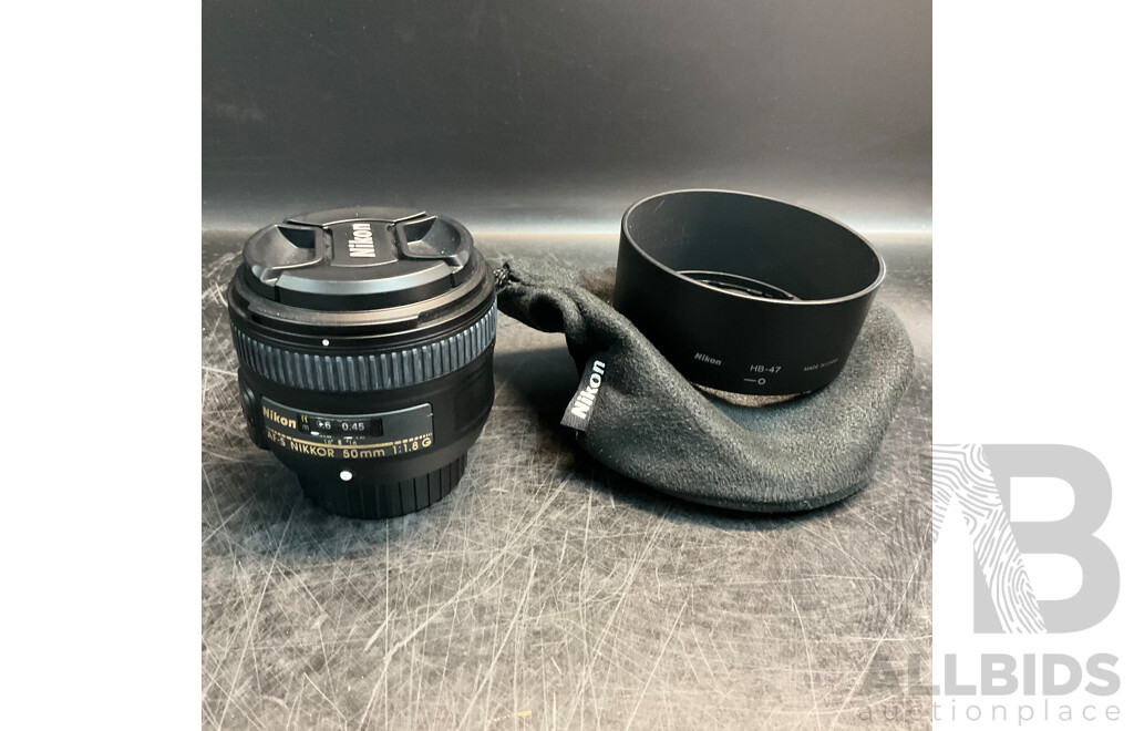 NIKON AF-S 50mm F1.8 G Lens