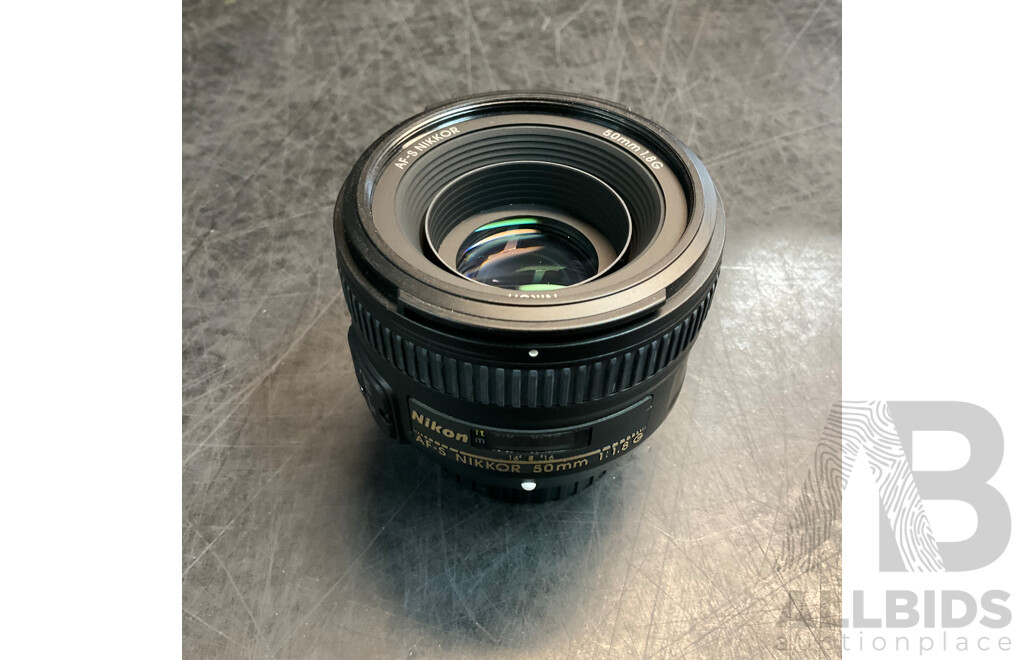 NIKON AF-S 50mm F1.8 G Lens