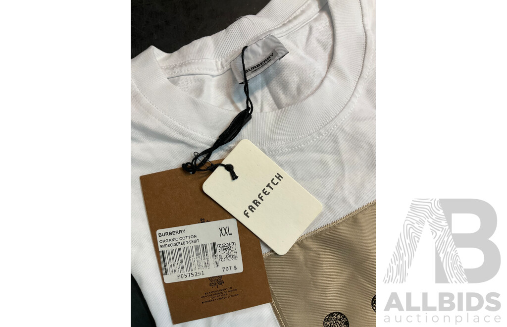 BURBERRY Crewneck T-shirt Size XXL