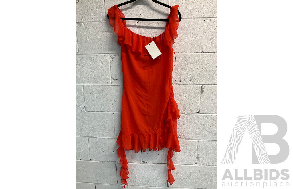 MISHA Marina Flame Red Size XL Dress