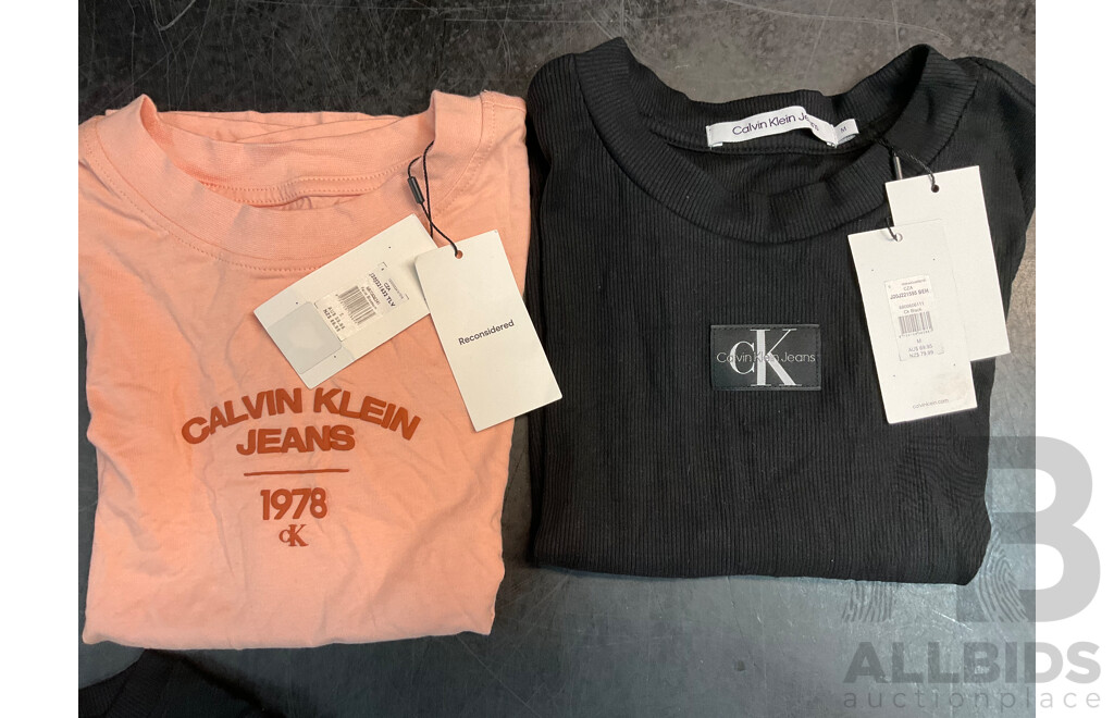 CALVIN KLEIN T-shirts Mix Sizing - Lot of 5