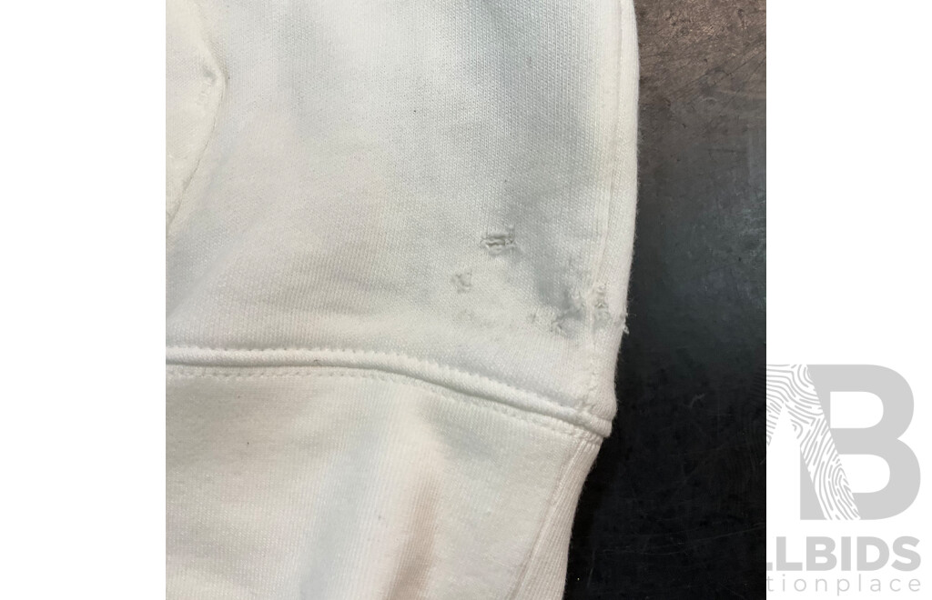 GANT White Shield Hoodie Size L/XL & EMPORIO ARMANI Pants Size XXL - Lot of 3