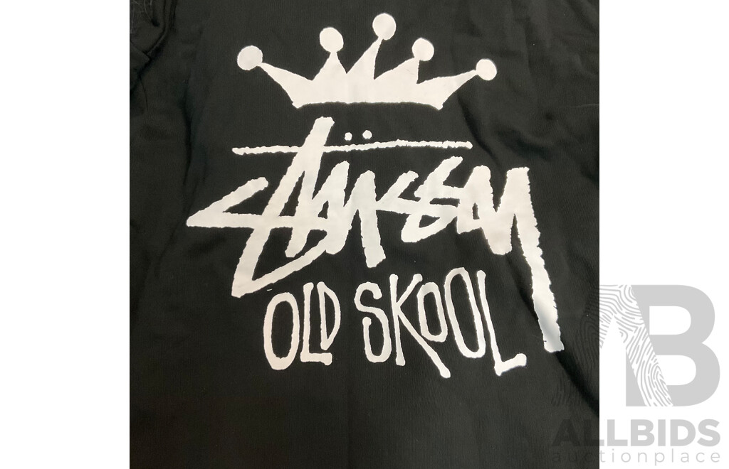 STUSSY Old Skool Hoodies Size L - Lot of 3