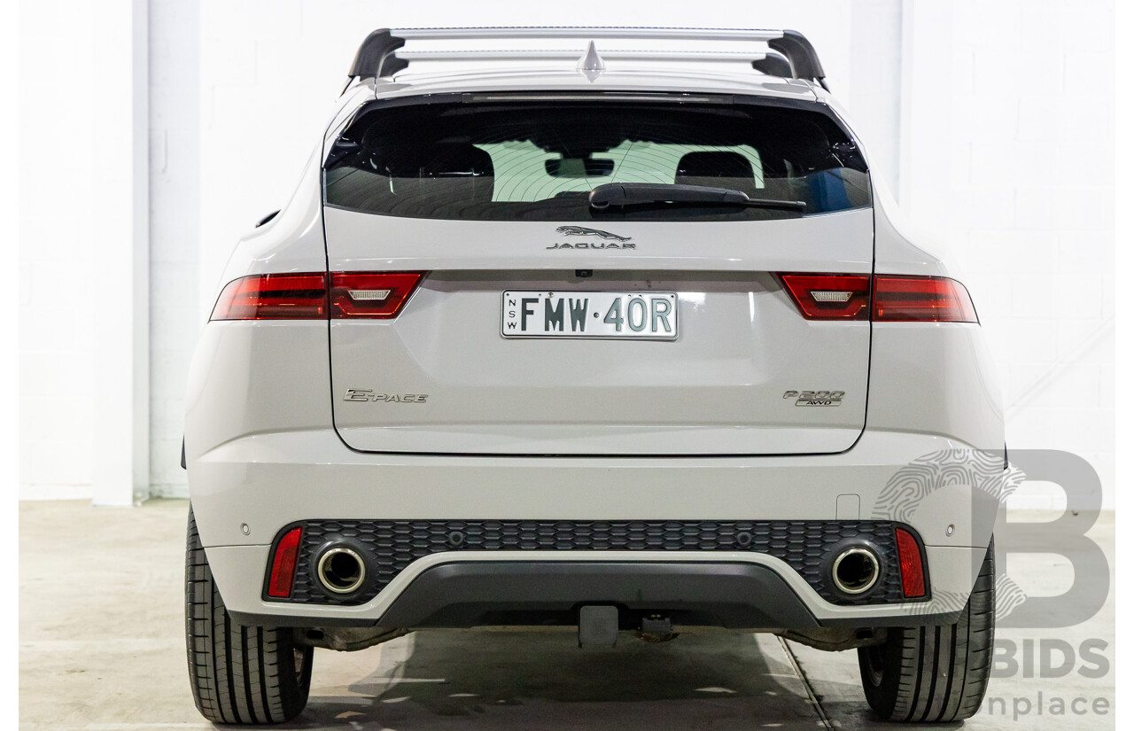 06/2019 Jaguar E-Pace P200 R-Dynamic S (147kW - AWD) X540 MY19 4D Wagon Borasco Grey Turbo 2.0L