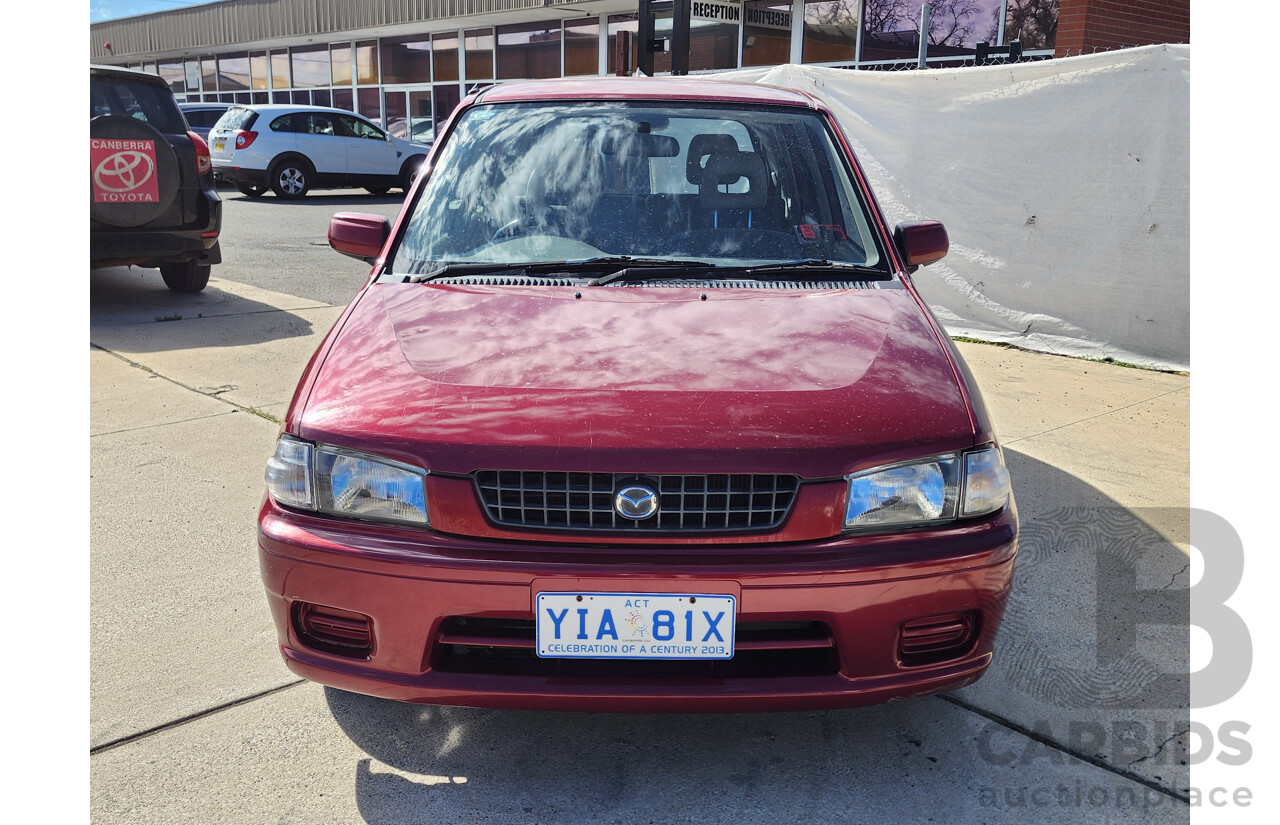 6/1998 Mazda 121 Metro  5d Hatchback Maroon 1.3L