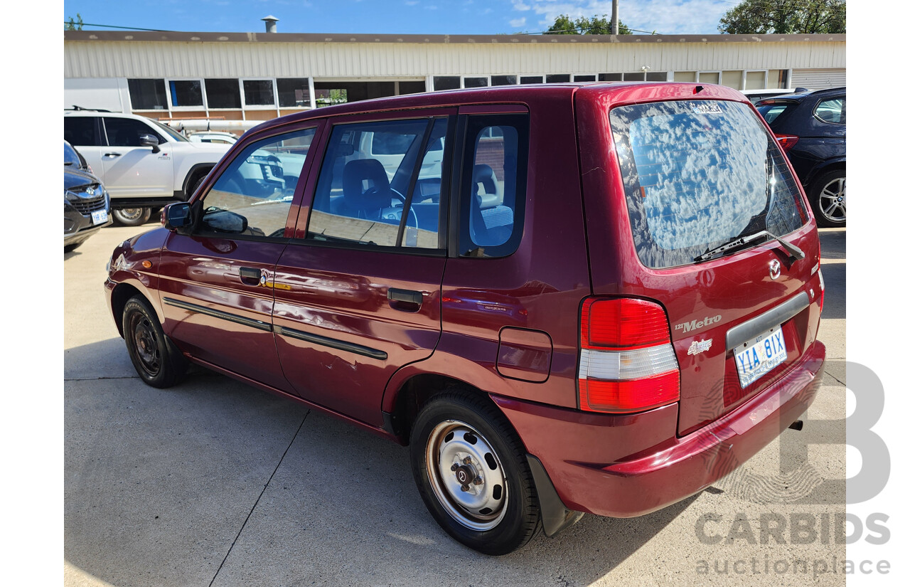 6/1998 Mazda 121 Metro  5d Hatchback Maroon 1.3L