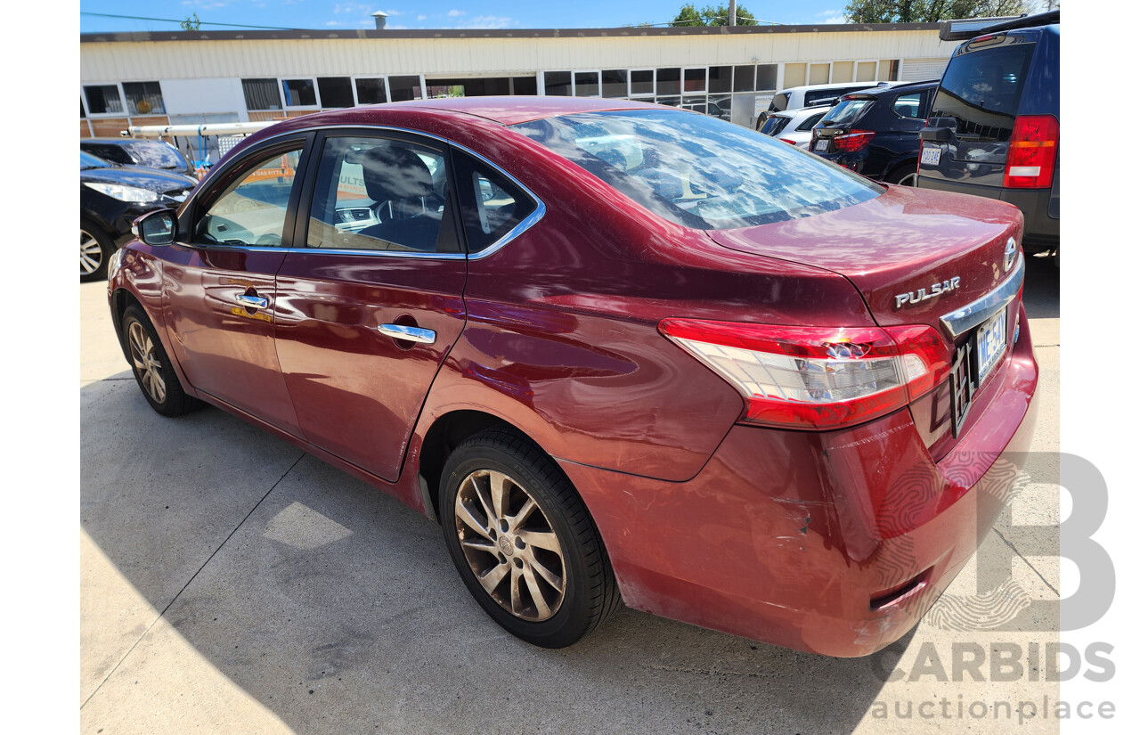 2/2015 Nissan Pulsar ST B17 4d Sedan Maroon 1.8L