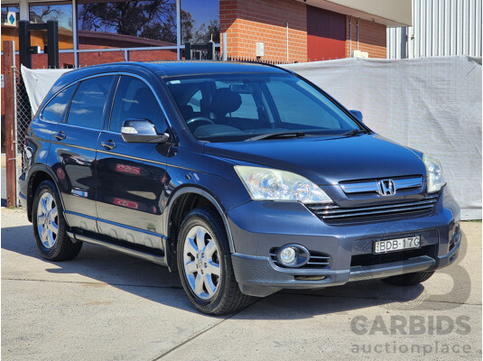 8/2007 Honda CRV (4x4) Luxury MY07 4d Wagon Grey 2.4L