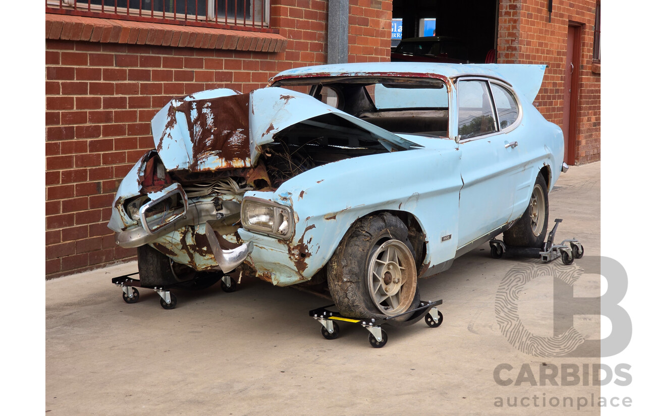 12/1969 Ford Capri 1600 Deluxe Mk1 2d Sedan Blue 1.6L - Parts Only